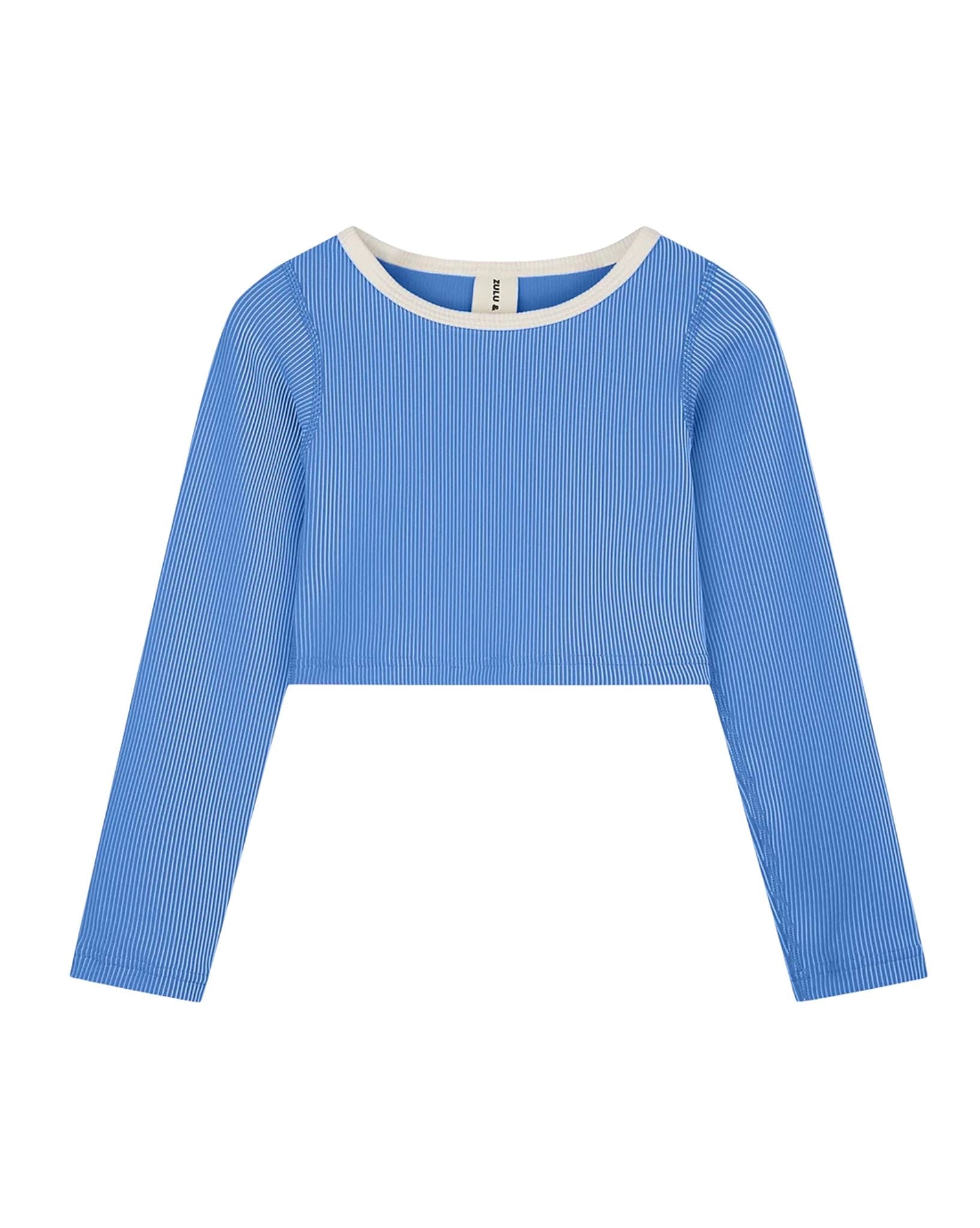 Zulu & Zephyr Mini Stripe Rib Crop Rashie