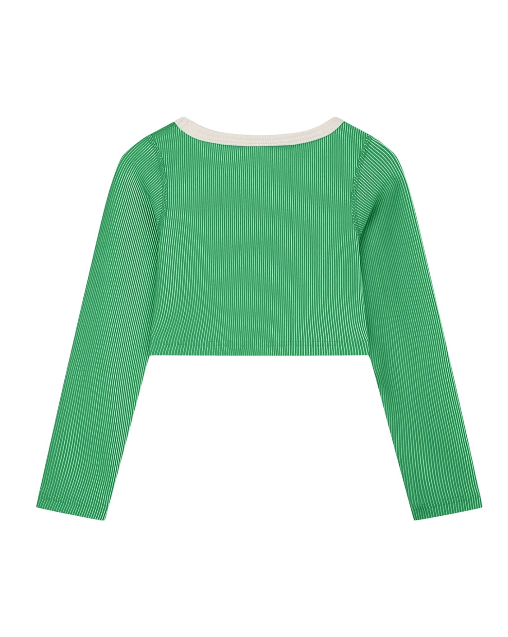 Zulu & Zephyr Mini Stripe Rib Crop Rashie