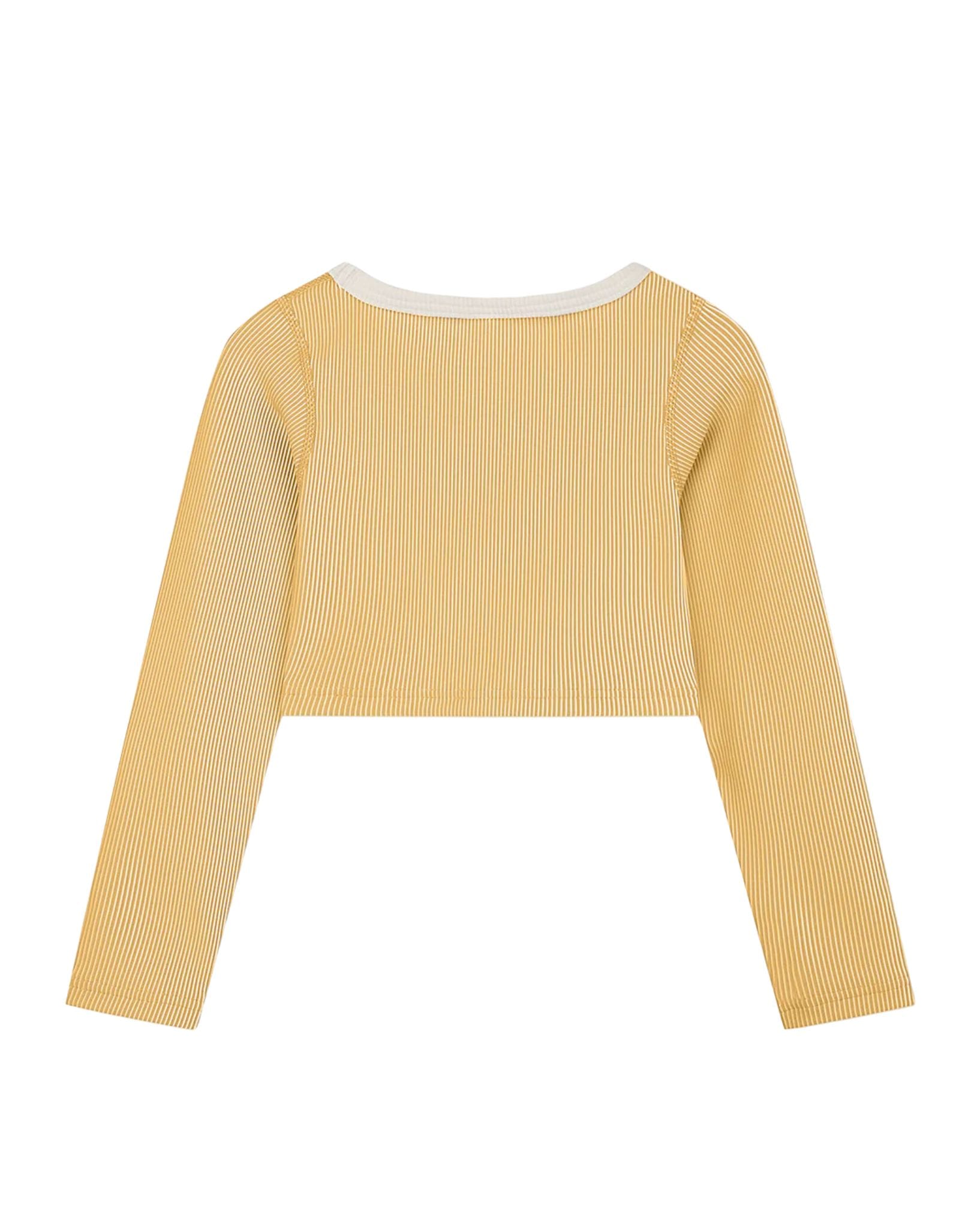 Zulu & Zephyr Mini Stripe Rib Crop Rashie
