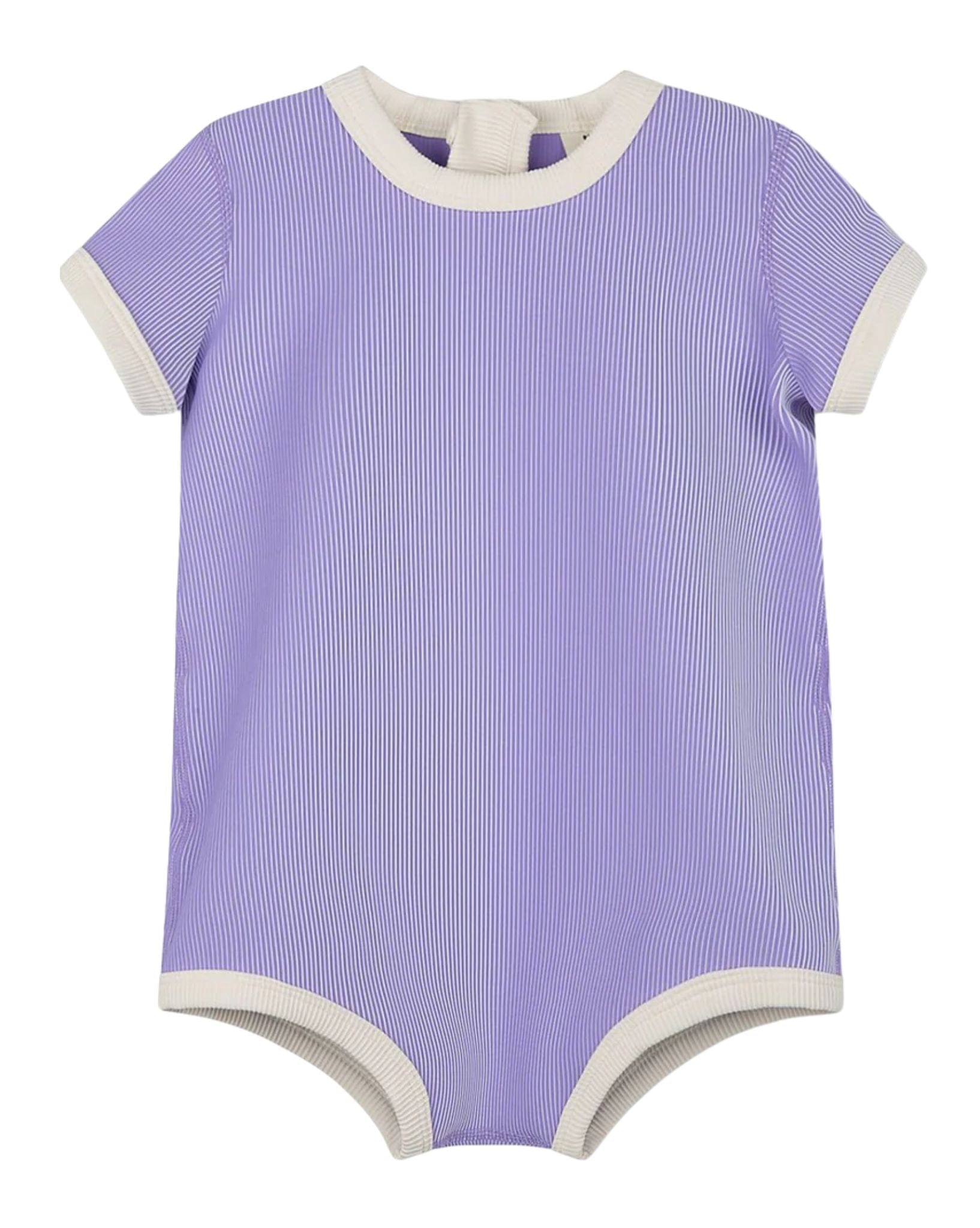 Zulu & Zephyr Mini Stripe Rib Infant Onesie