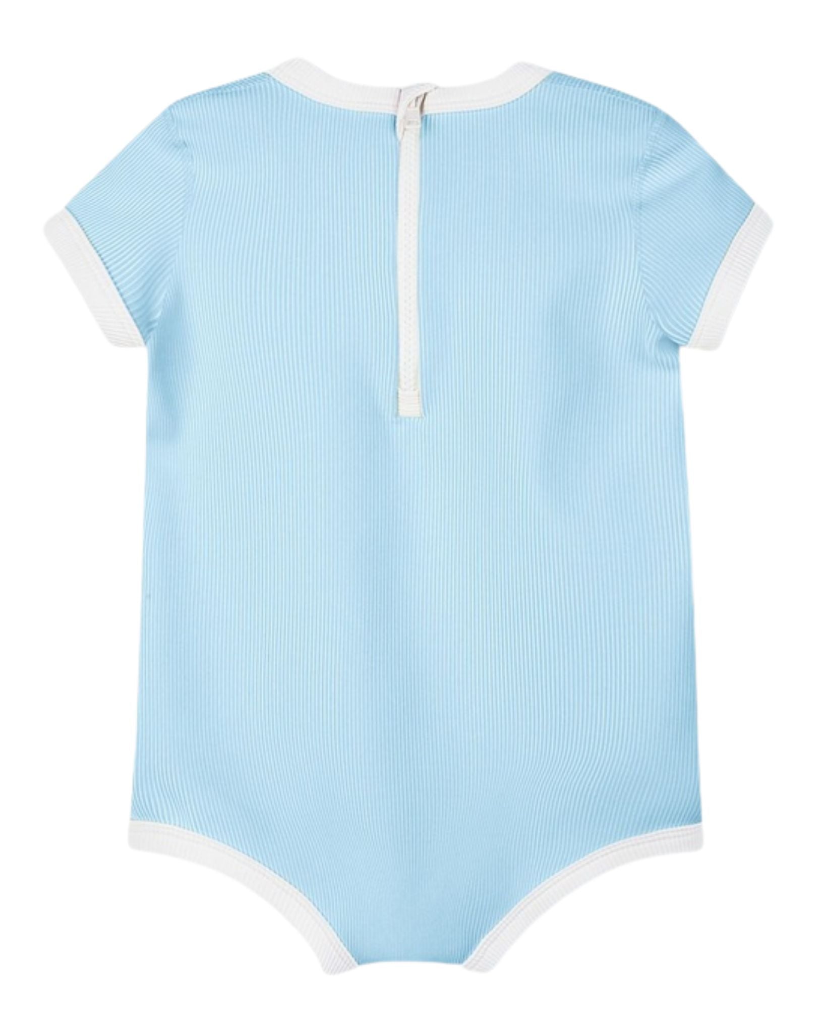Zulu & Zephyr Mini Stripe Rib Infant Onesie