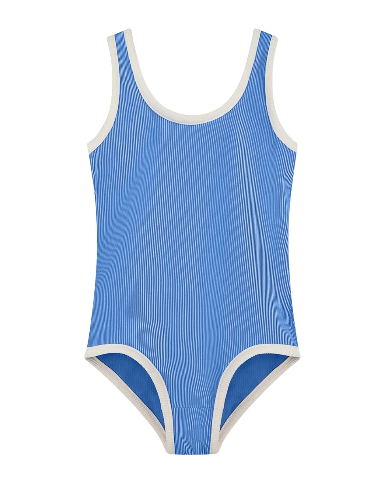 Zulu & Zephyr Mini Stripe Rib Scoop One Piece