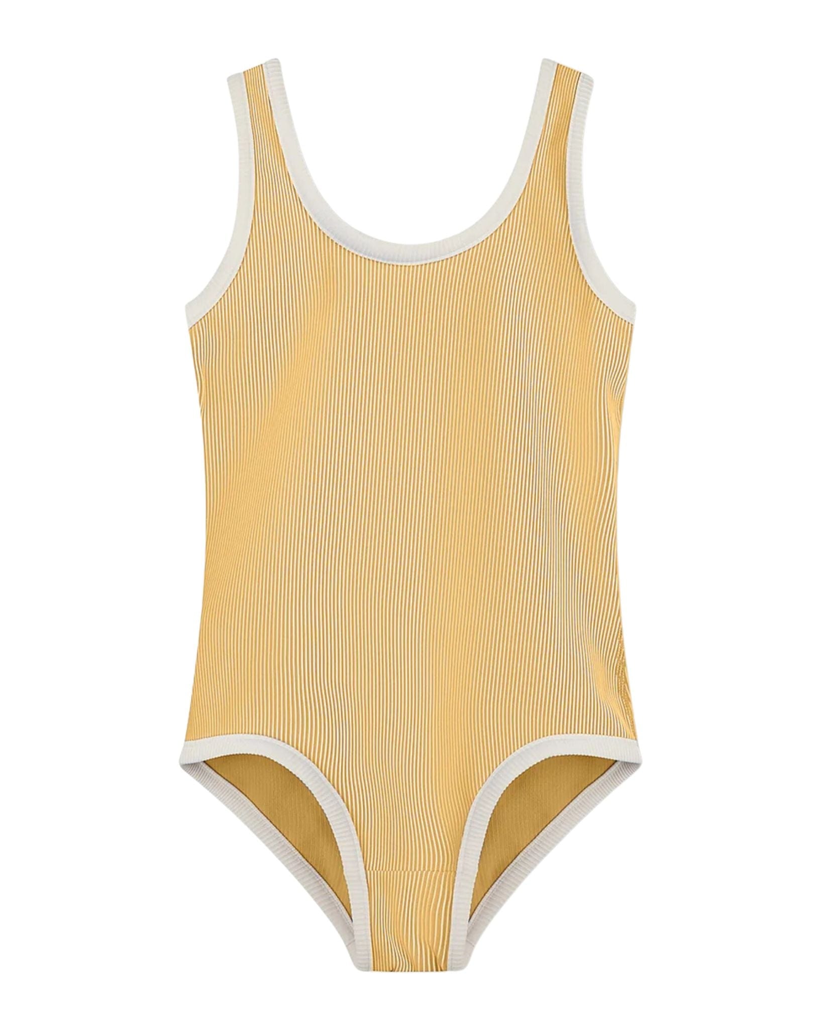 Zulu & Zephyr Mini Stripe Rib Scoop One Piece