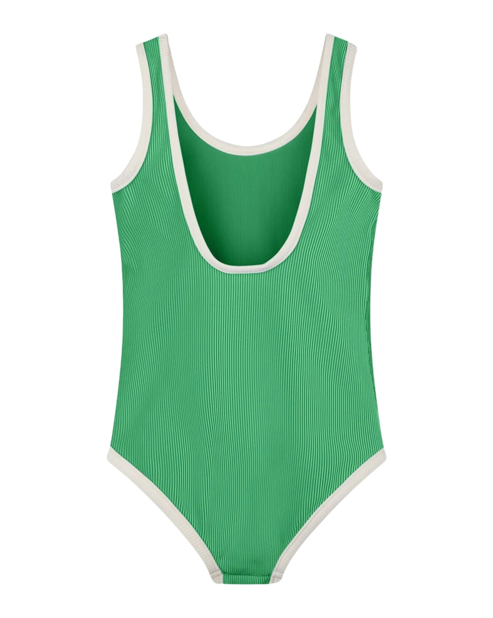 Zulu & Zephyr Mini Stripe Rib Scoop One Piece