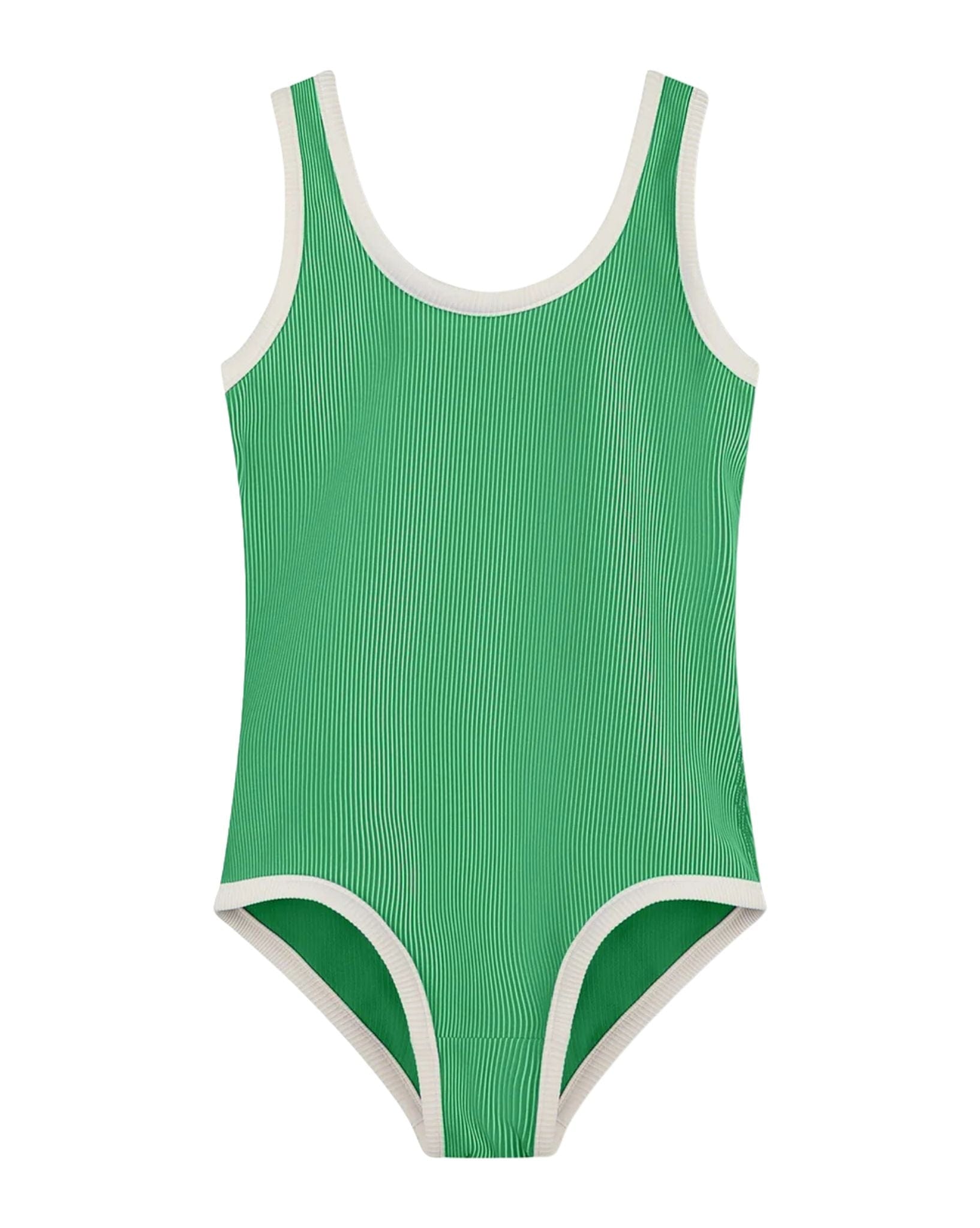 Zulu & Zephyr Mini Stripe Rib Scoop One Piece