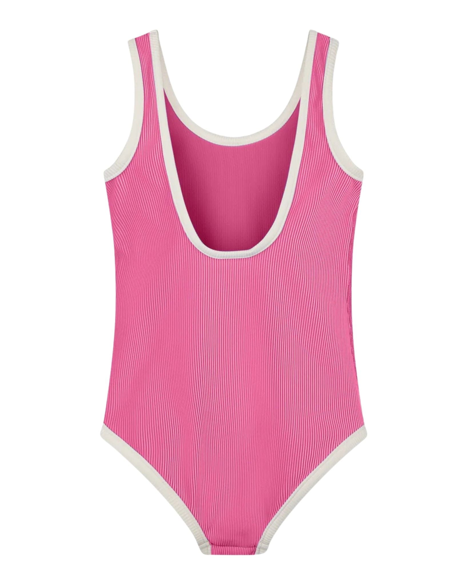 Zulu & Zephyr Mini Stripe Rib Scoop One Piece