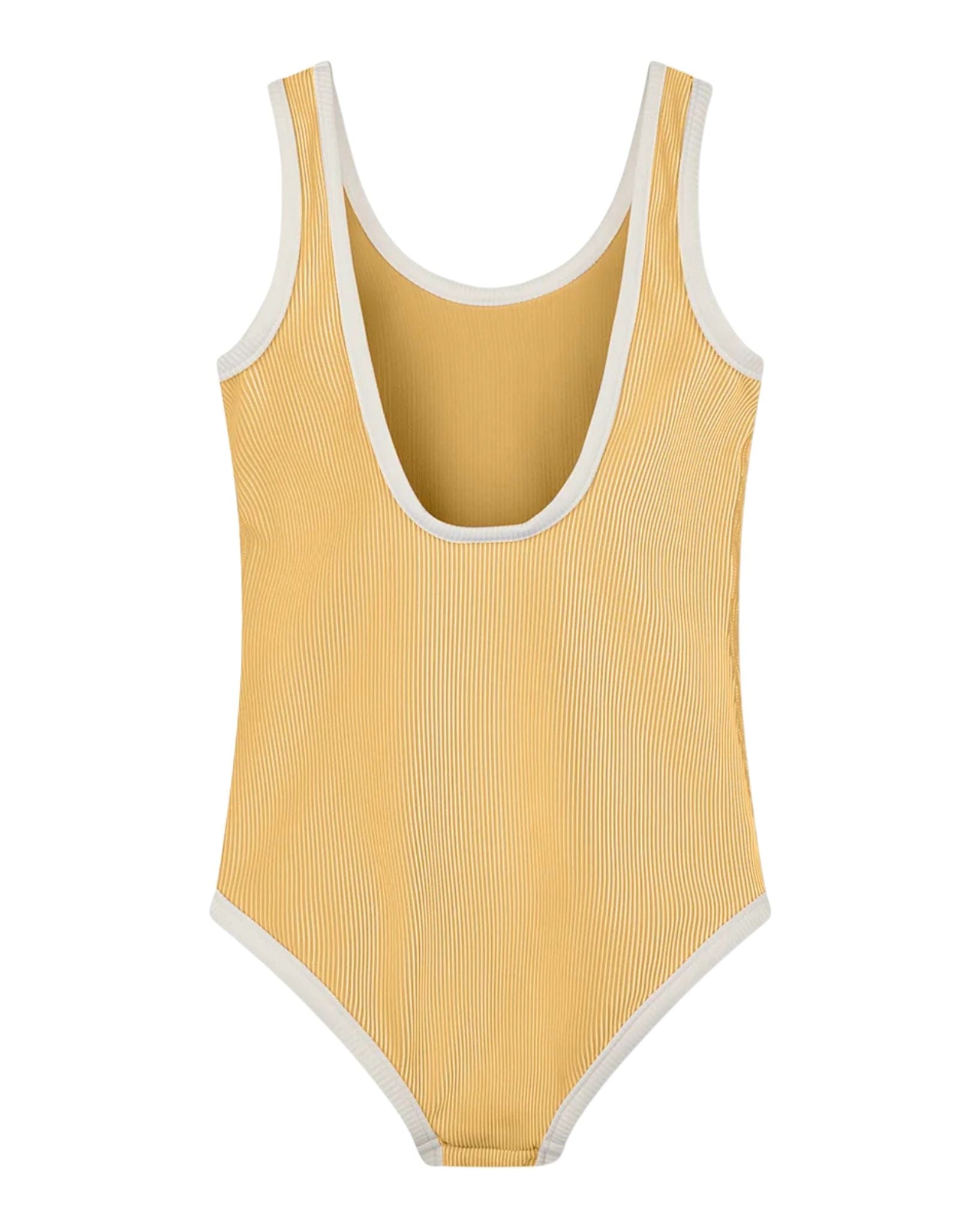 Zulu & Zephyr Mini Stripe Rib Scoop One Piece