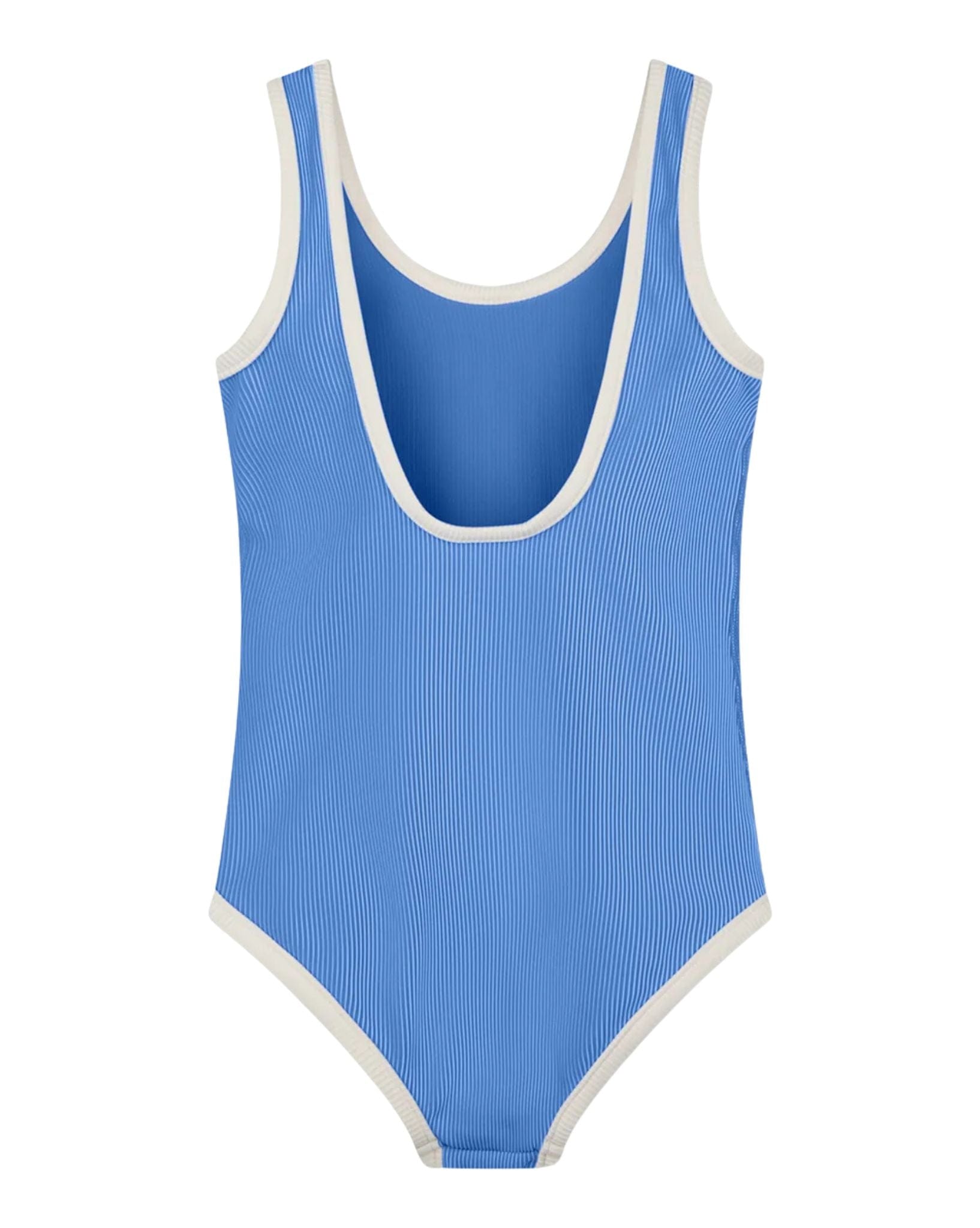 Zulu & Zephyr Mini Stripe Rib Scoop One Piece