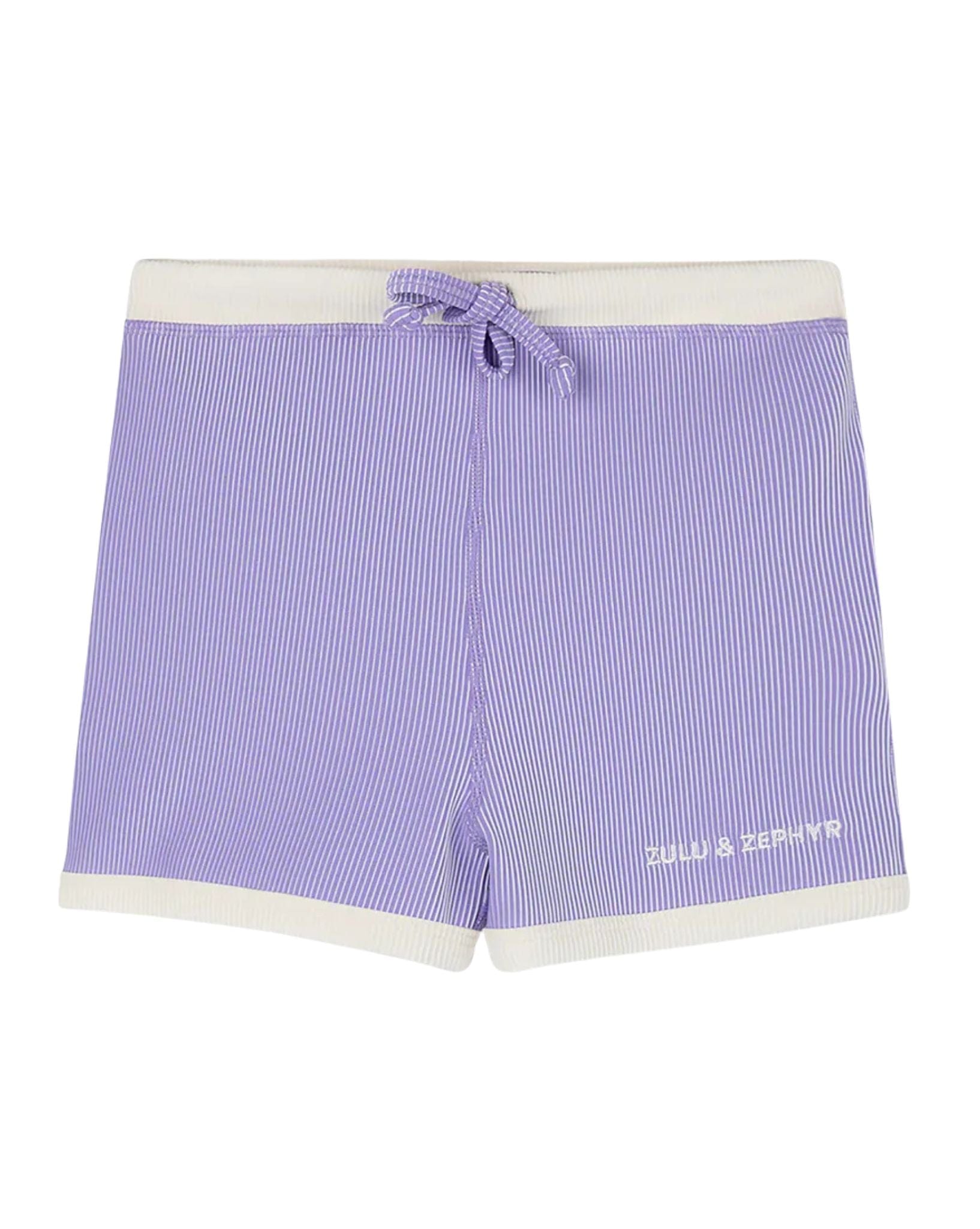 Zulu & Zephyr Mini Stripe Rib Surf Short