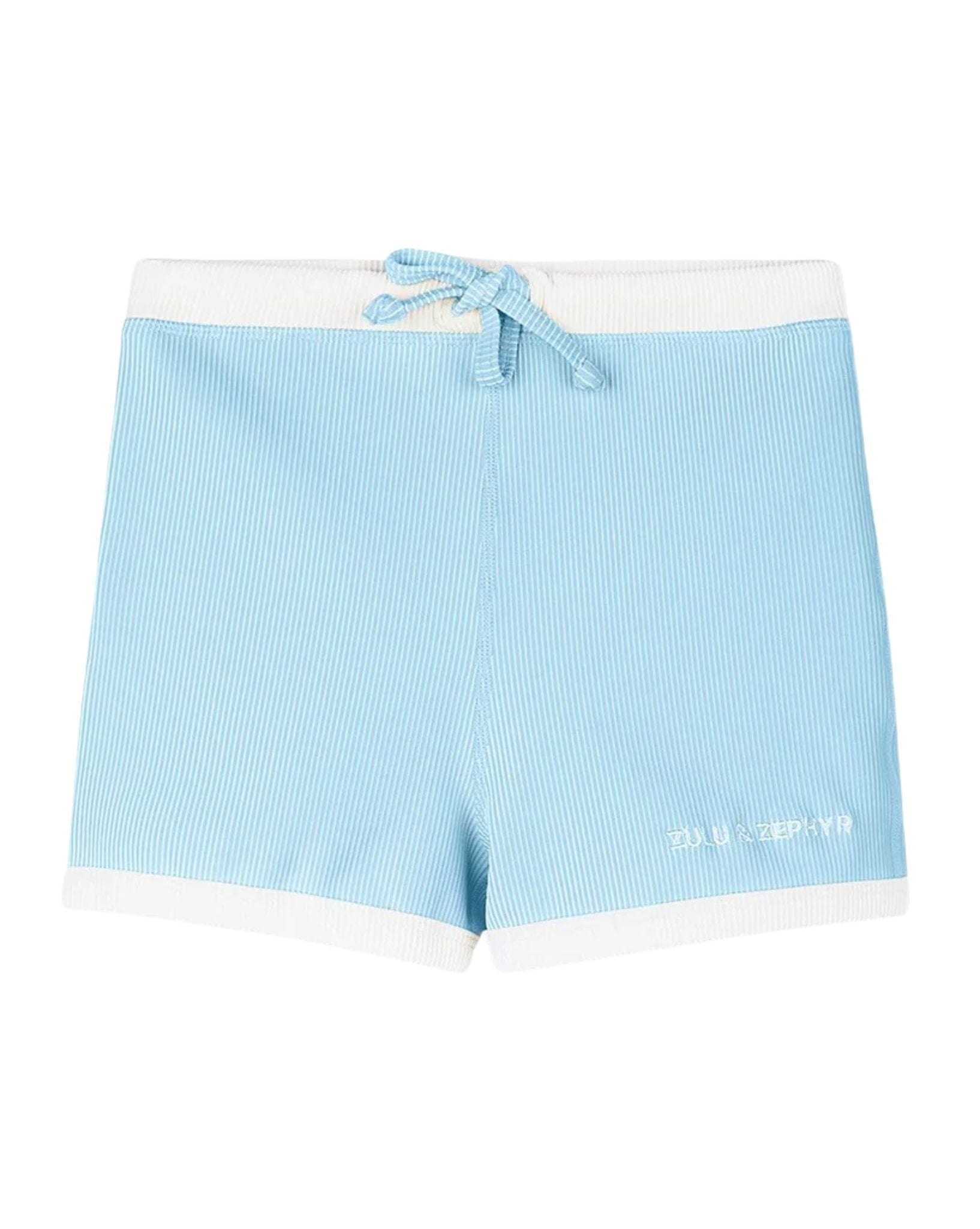 Zulu & Zephyr Mini Stripe Rib Surf Short