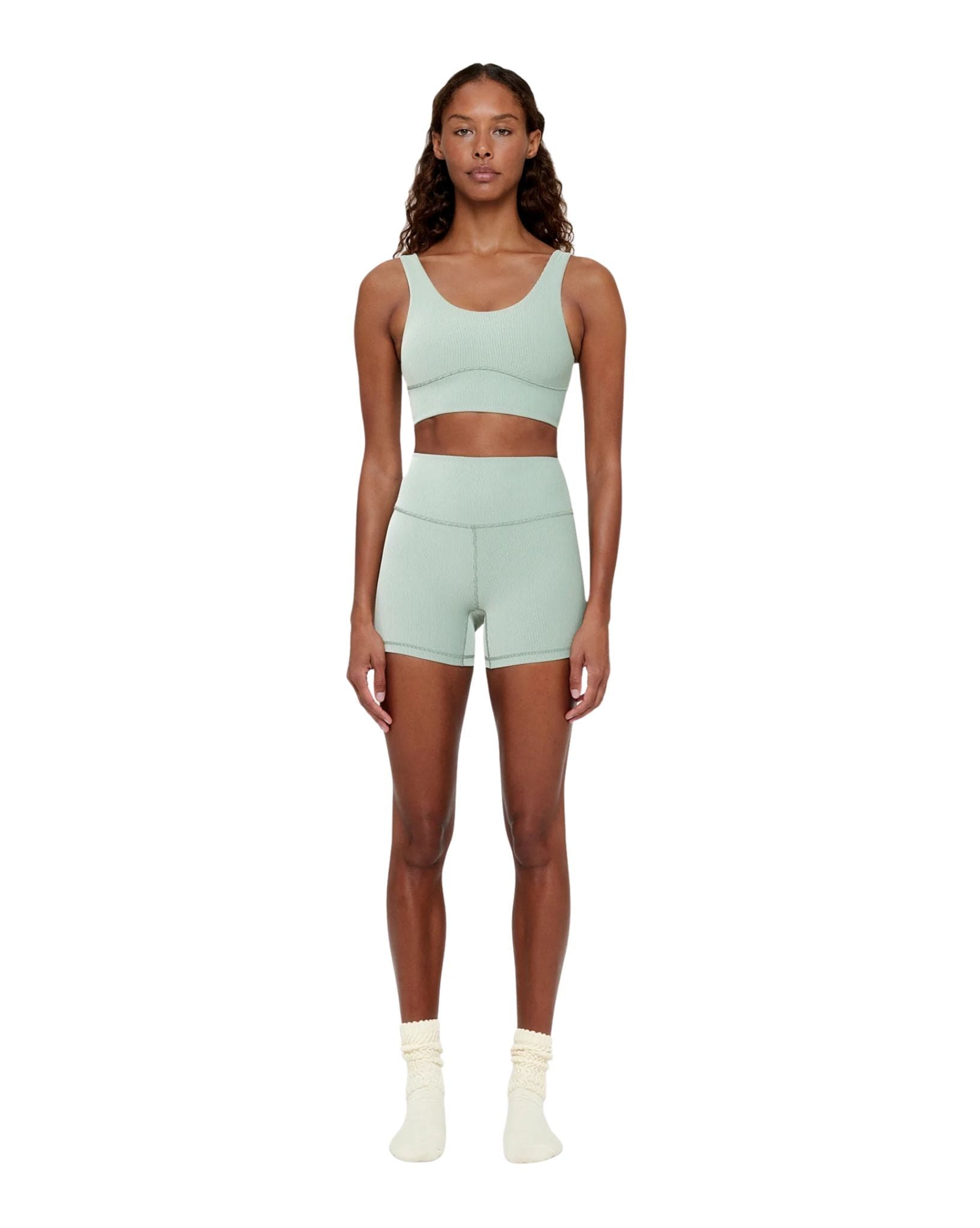 Zulu & Zephyr Stripe Rib 4 Inch Bike Short