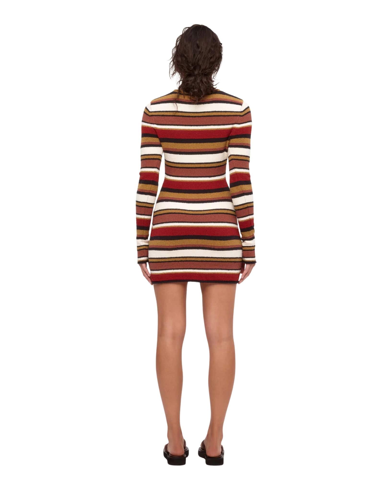 Zulu & Zephyr Textured Knit Mini Dress LS
