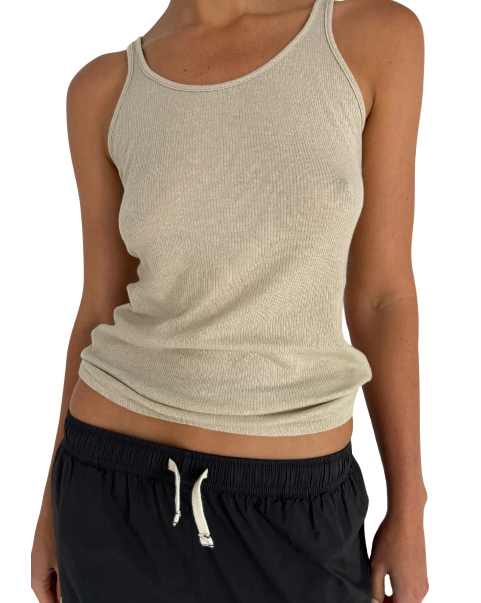 Zulu & Zephyr Womens Rib Hemp Jersey Tank