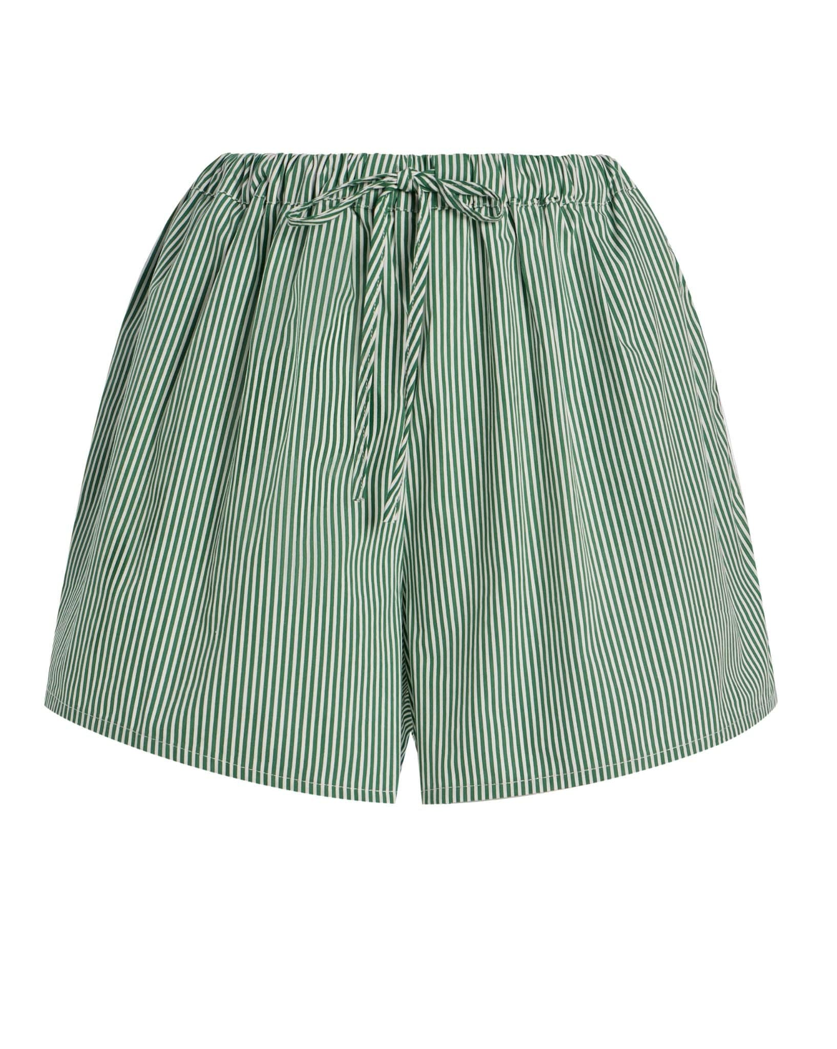 Zulu & Zephyr Womens Tallow Pin Stripe Cotton Short