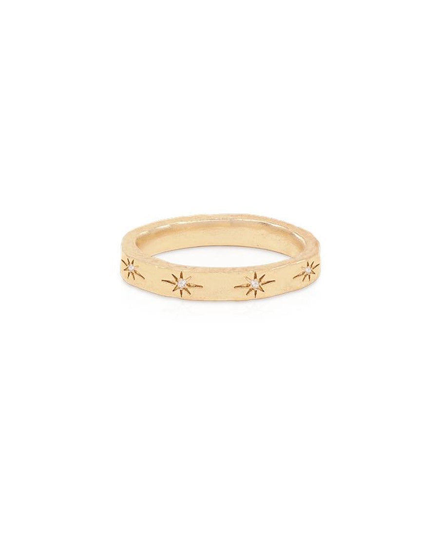 Gold Stardust Ring