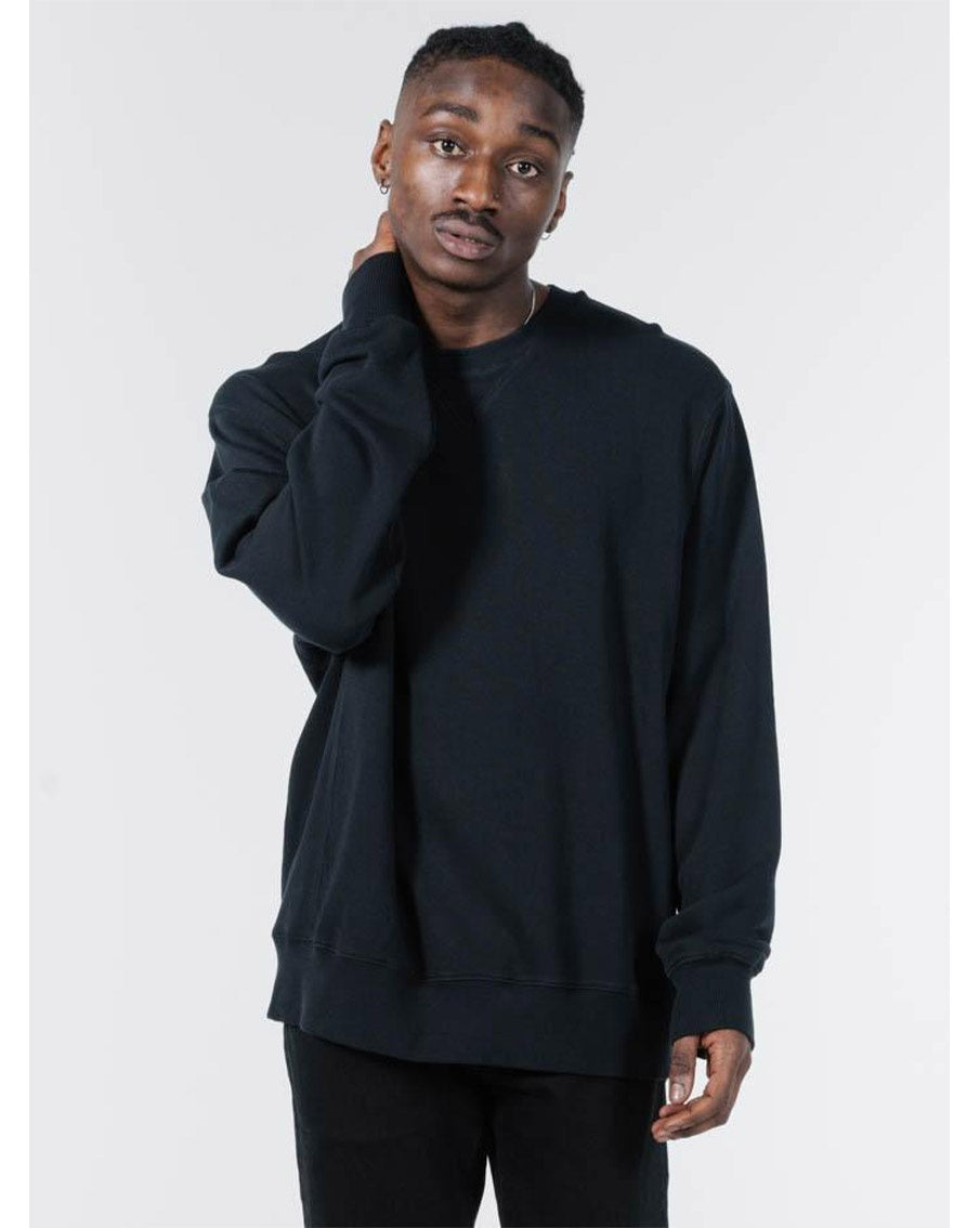 Endless Slouch Fit Crew / Black