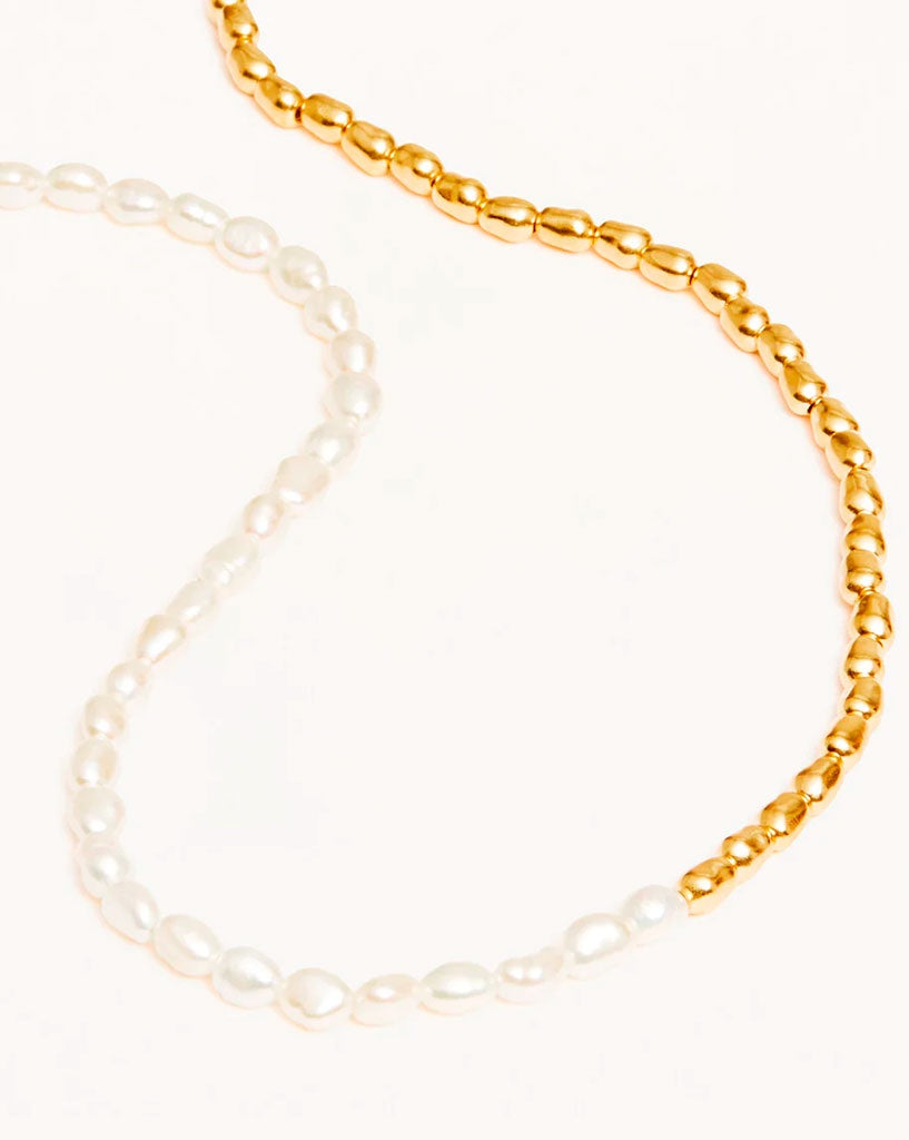 Gold By Your Side Pearl Choker