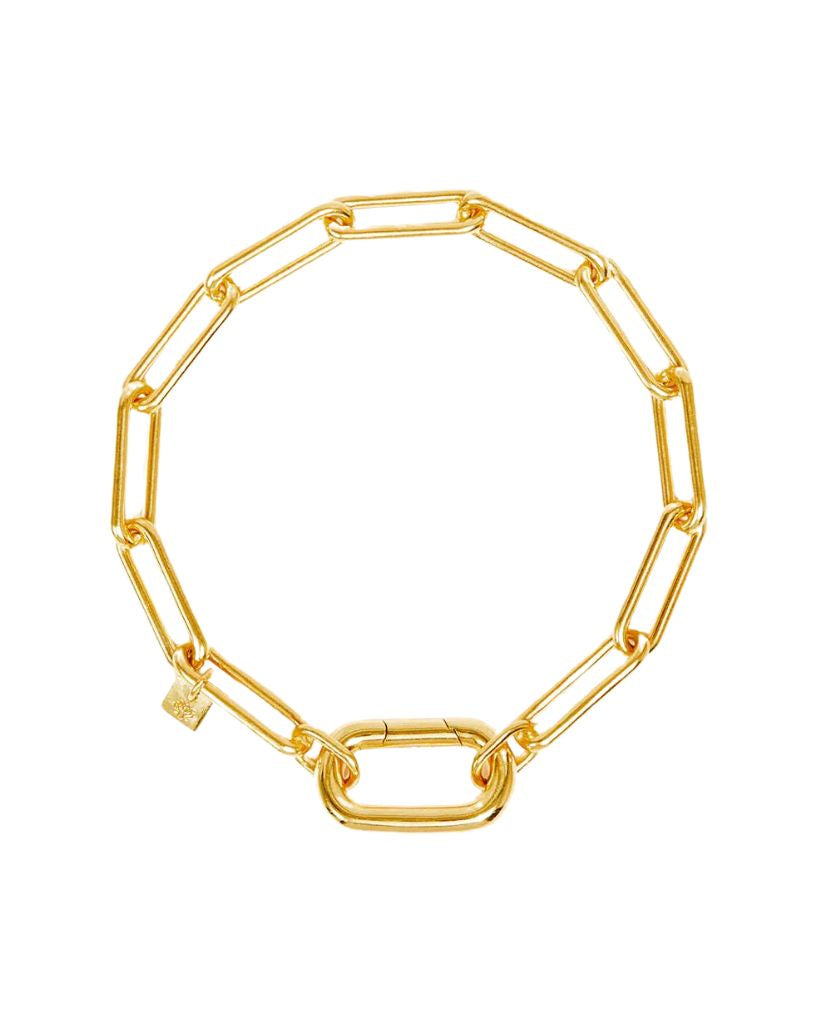 By Charlotte Gold 18" With Love Annex Link Bracelet