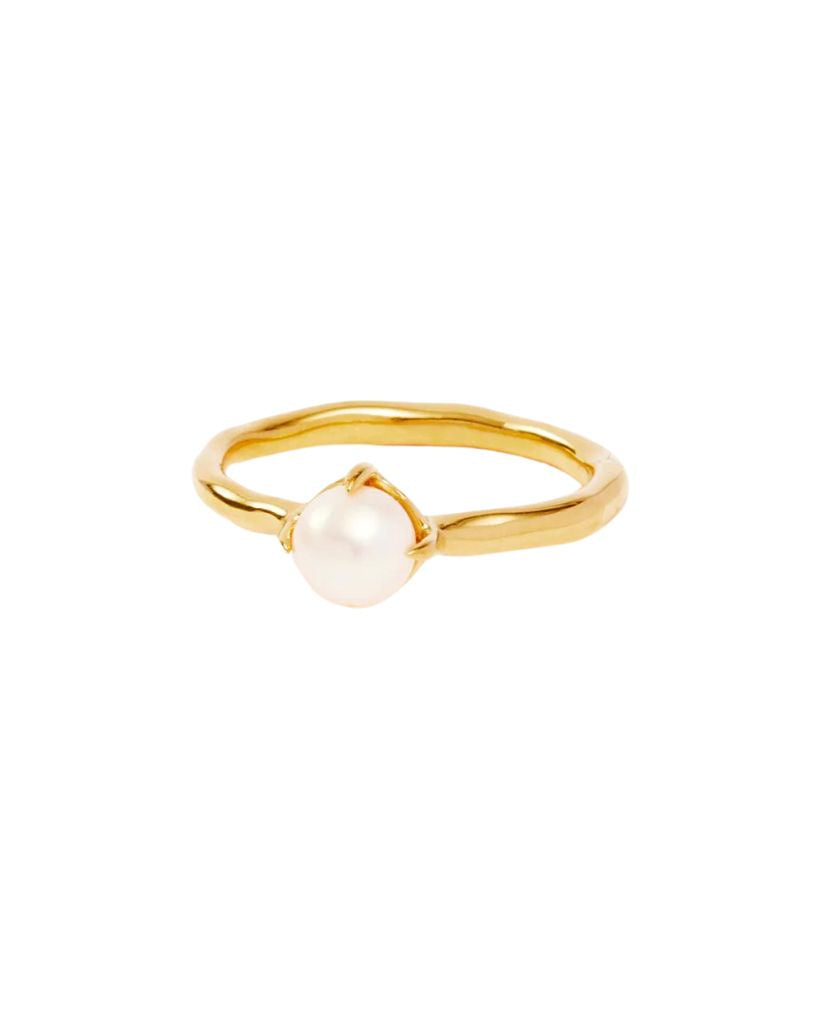 By Charlotte Gold Endless Grace Pearl Ring