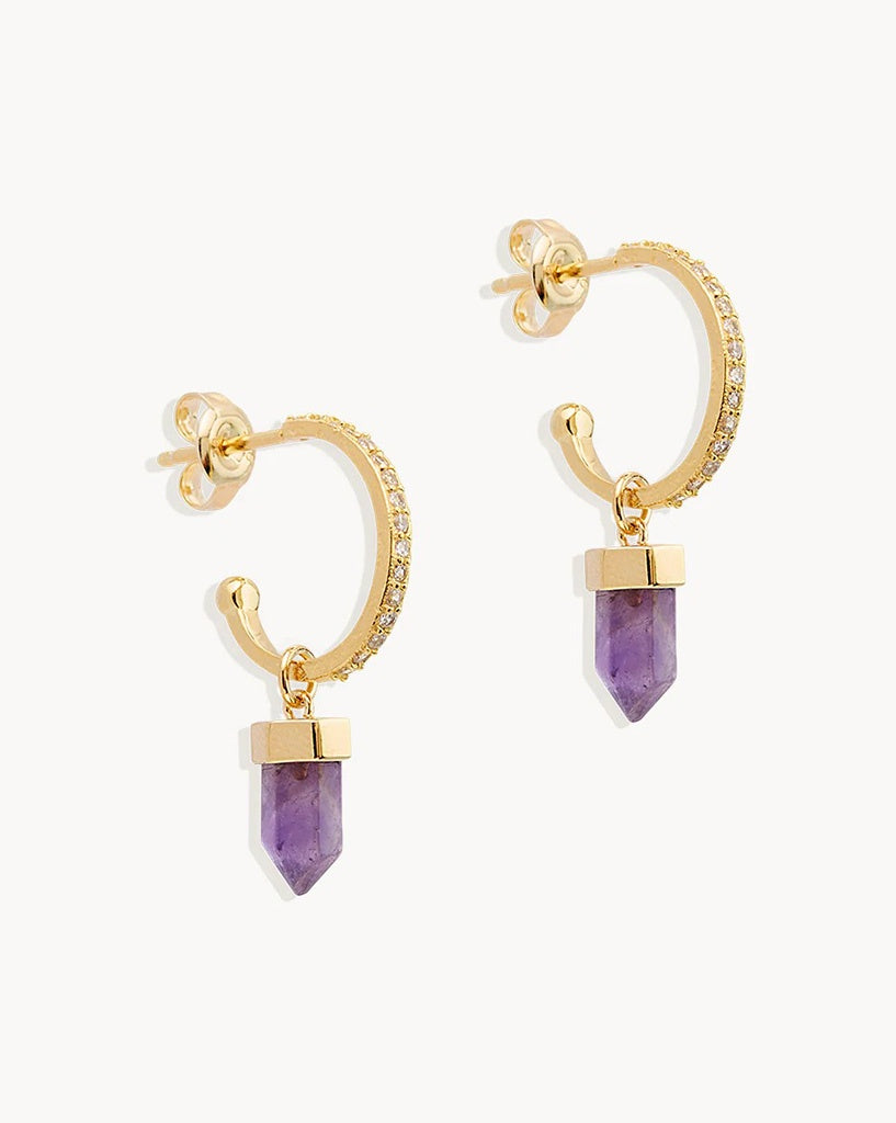By-Charlotte-Gold-Intention-Of-Protection-Amethyst-Hoops-G18E13