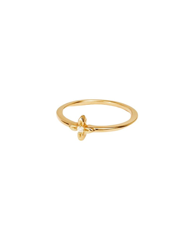 By Charlotte Gold Lotus Ring