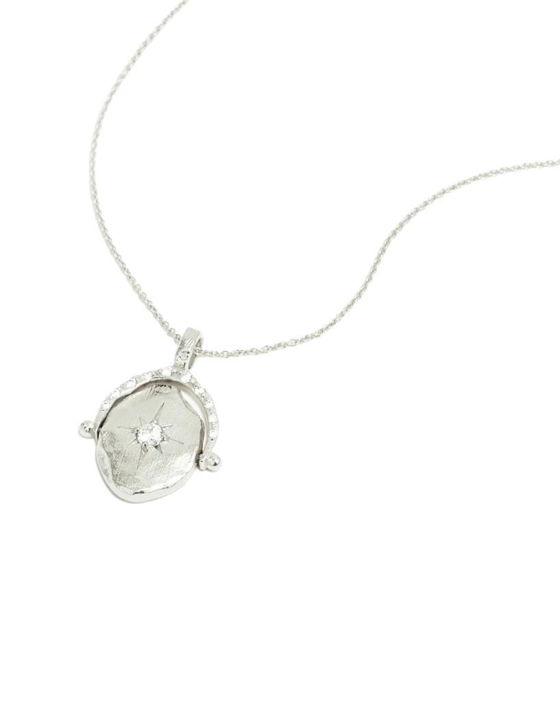 By Charlotte Silver North Star Spinner Necklace