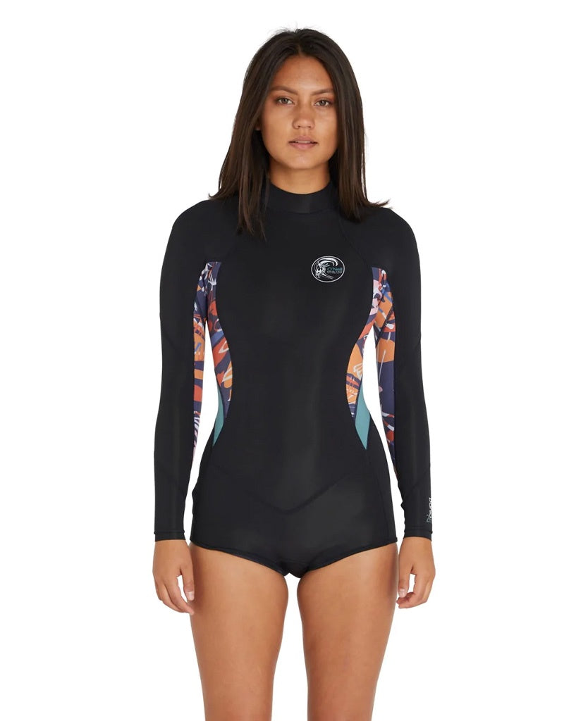 Oneill-Bahia-2mm-Long-Sleeve-Mid-Spring-Suit-Wetsuit-Navy-Tropical--4859OA