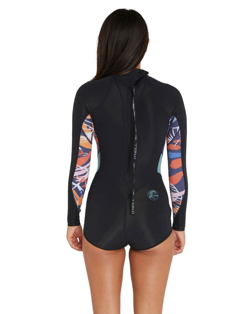 Oneill-Bahia-2mm-Long-Sleeve-Mid-Spring-Suit-Wetsuit-Navy-Tropical--4859OA