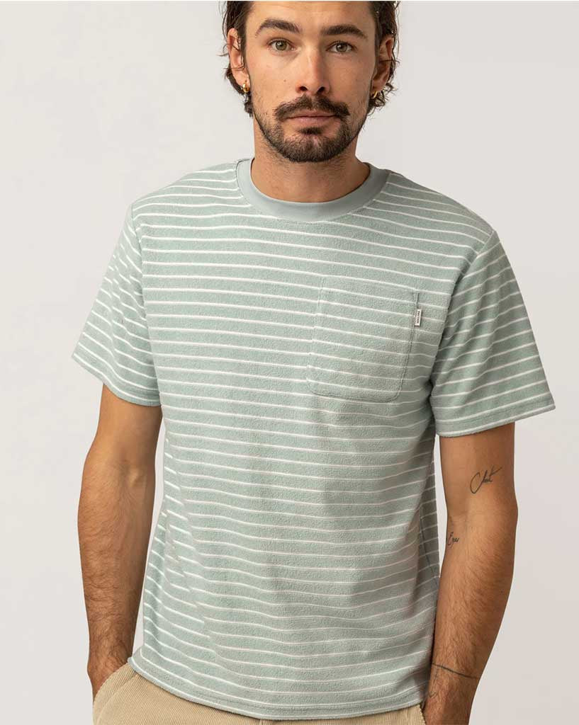 Vintage Terry Stripe Ss T-Shirt