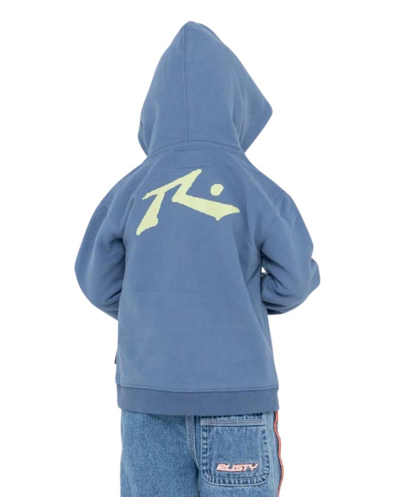 Rusty Competition Hooded Fleece Runts China Blue Lime