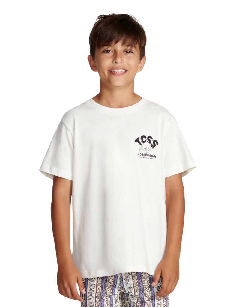 The Critical Slide Society Friends Kids Tee Vintage White