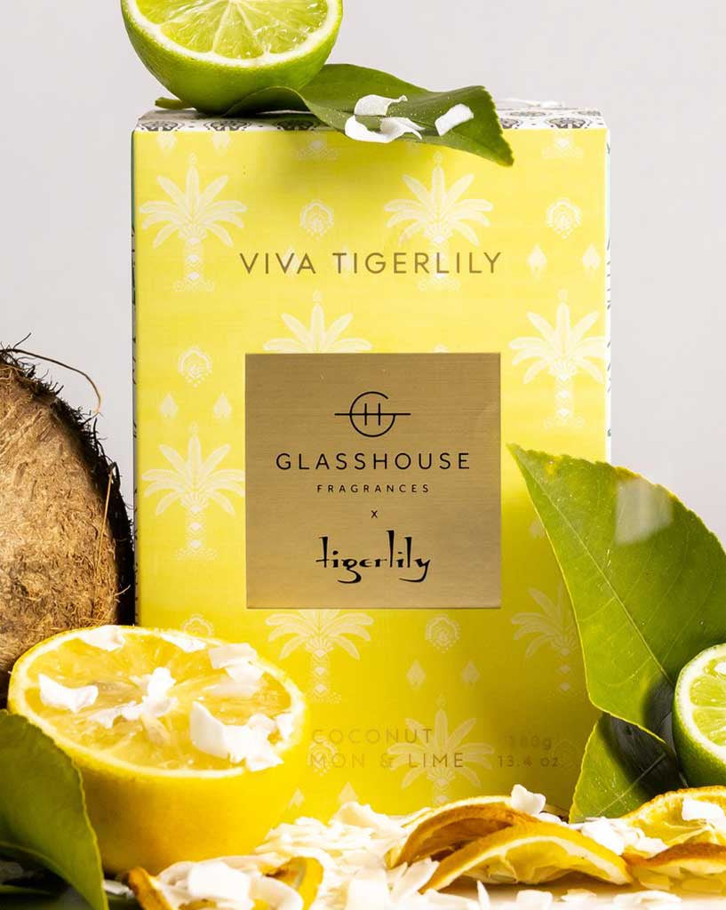Glasshouse Tigerlily Viva Tiger Candle