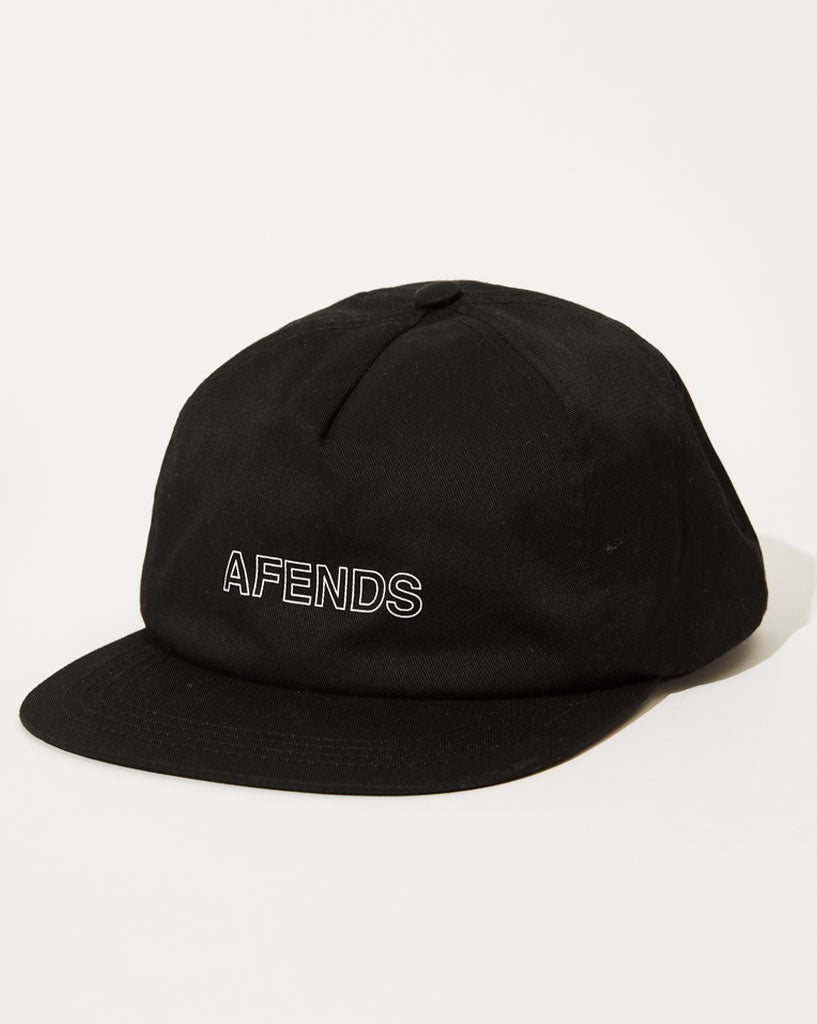 afends-Outline-Recycled-Recycled-Snapback-Cap-A226600