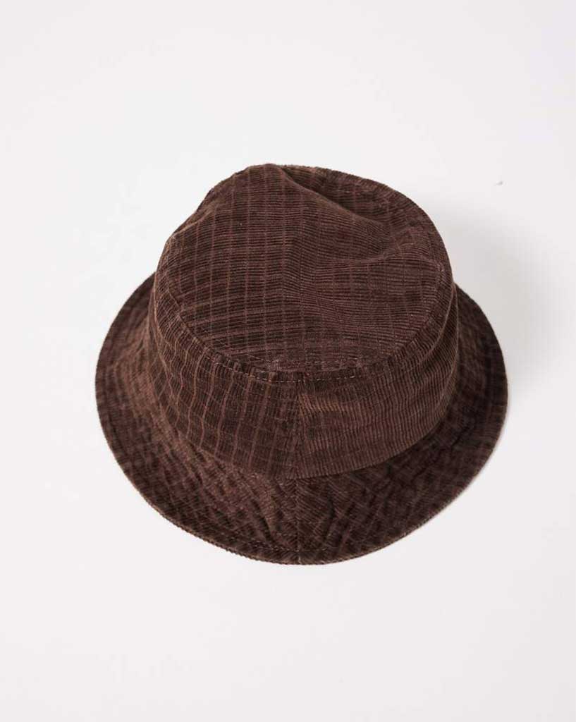 Afends Kaia - Hemp Check Corduroy Bucket Hat