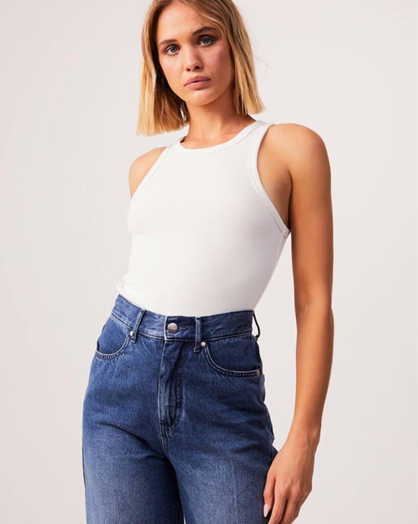 Afends Lydia Hemp Rib Singlet