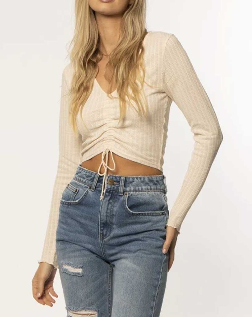 Amuse Society Vanna Ls Knit Top