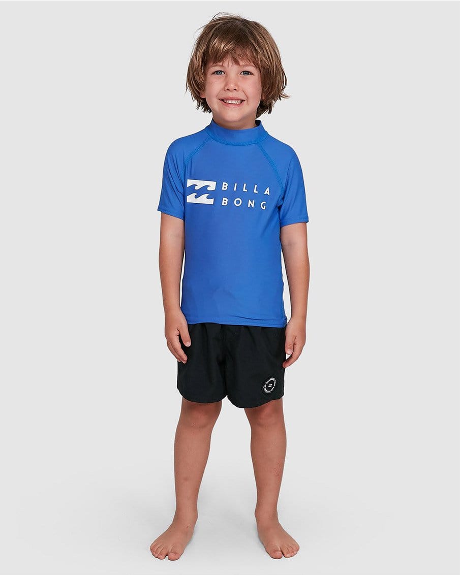Billabong Groms Union Short Sleeve Rashvest