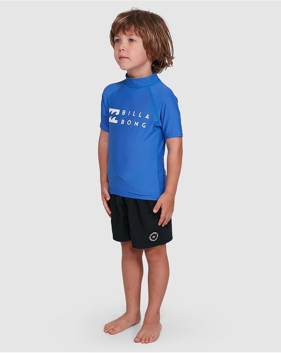 Billabong Groms Union Short Sleeve Rashvest