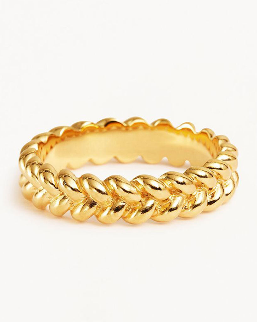 Gold Intertwined Ring
