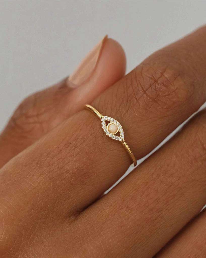 By Charlotte Gold Eye Of Intuition Ring