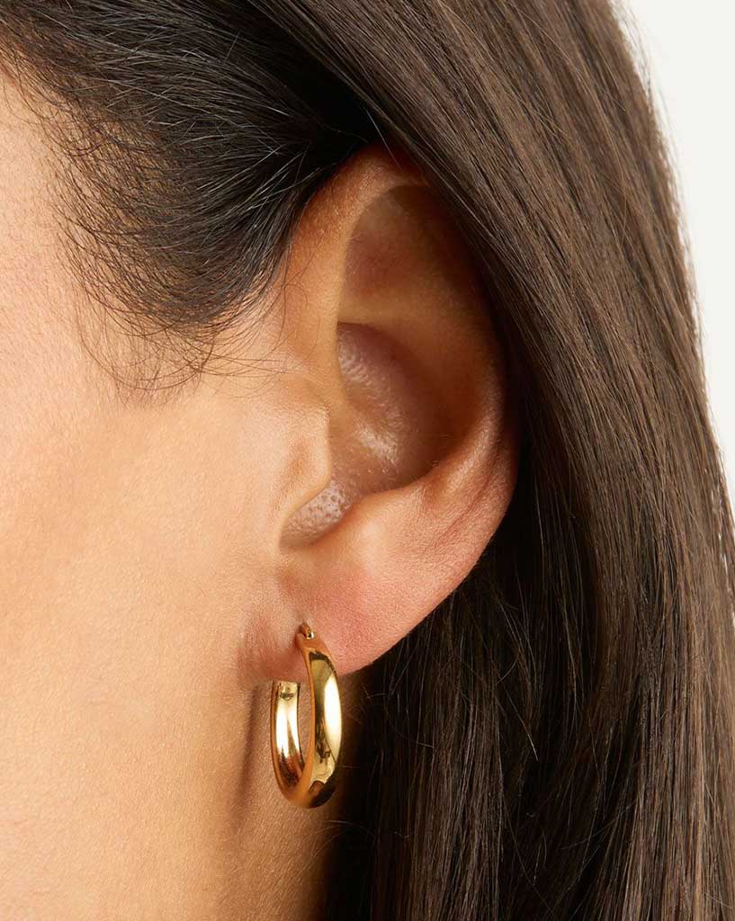 By Charlotte Gold Infinite Horizon Large Hoops