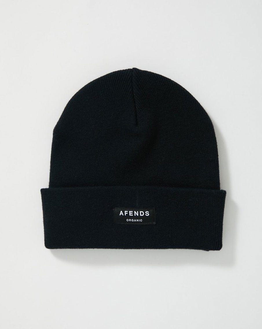 Afends / Industry Organic Beanie / A213622 / Black