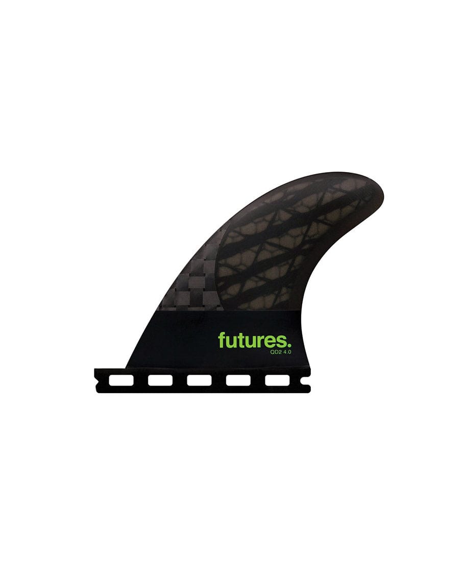 Futures Fins QD2 4.0 BLACKSTIX 3.0 QUAD REAR FIN PAIR