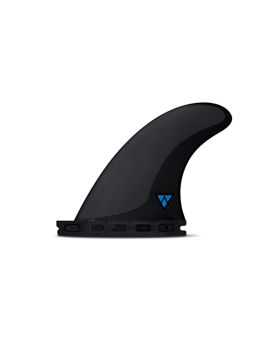 Futures Fins QD2 4.00 - Alpha Series - Carbon/Blue