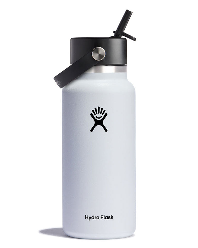 hydro-flask-Hydration-32oz-Wide-with-Flex-Straw-Lid-white