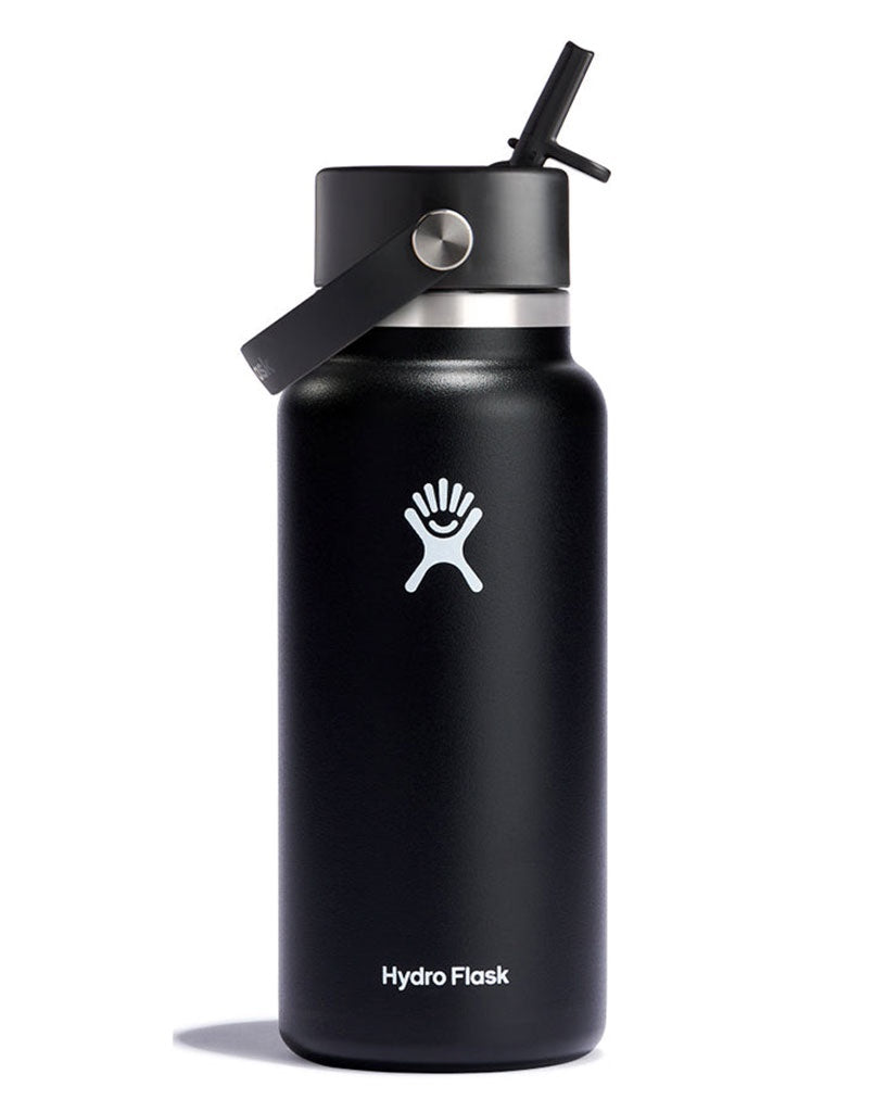 hydro-flask-Hydration-32oz-Wide-with-Flex-Straw-Lid-black