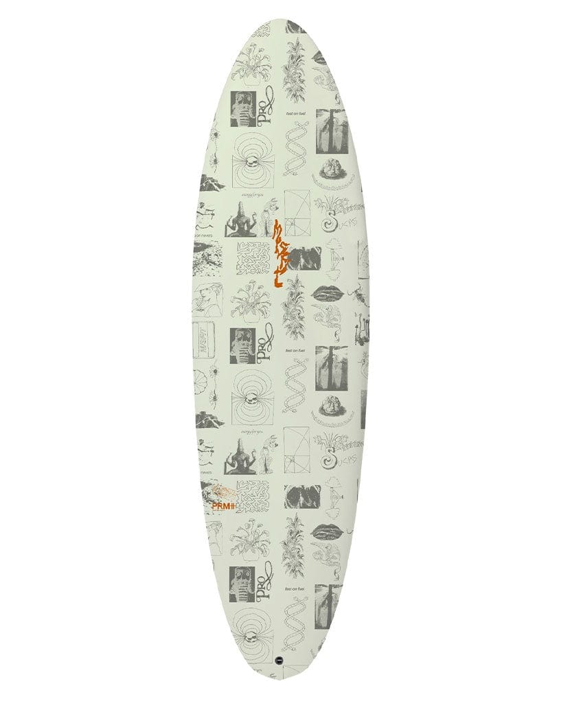 Misfit Neo Speed Egg Twin Primitek Surfboard - Art Series