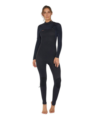O'Neill Womens Hyperfreak Chest Zip Full 4/3 + Steamer