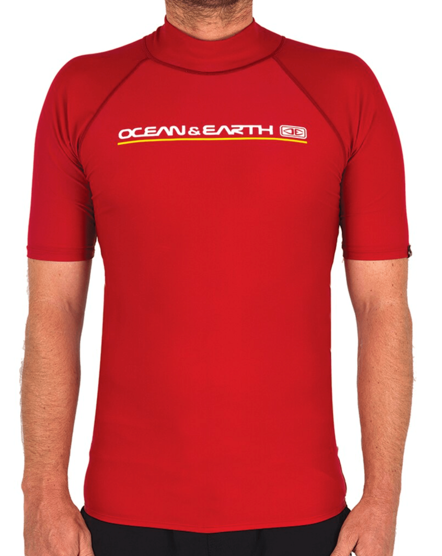 Ocean & Earth MENS SCRIPT S/S RASH SHIRT