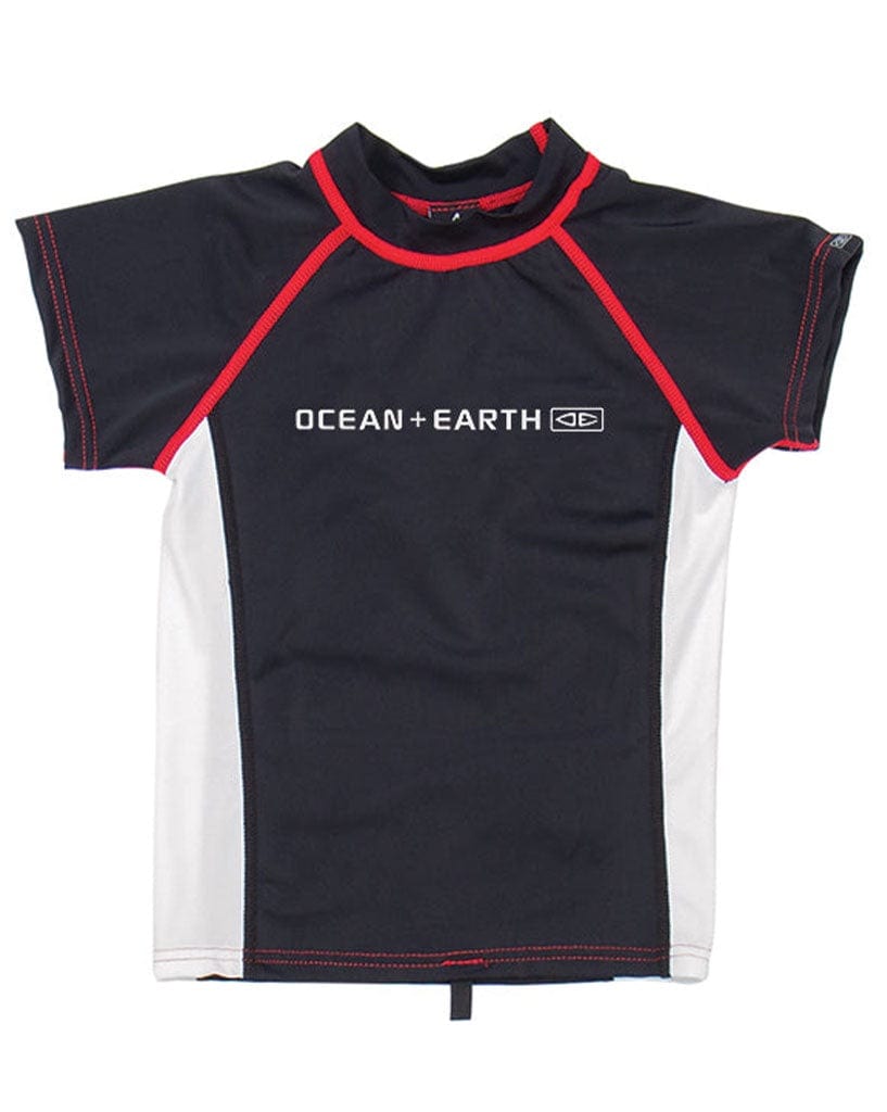 Ocean & Earth Toddler Boys Priority SS Rash Shirt